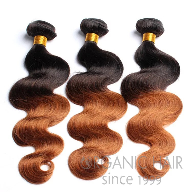 Ombre human hair extensions